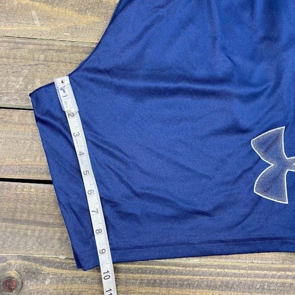 Under Armour HeatGear Loose Fit Men's Blue Athletic Shorts Size LARGE - Picture 6 of 6